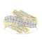 10K Yellow Gold 1.0ctw Mixed Shapes Diamond Bypass Ring (H-I Color,
SI1-SI2 Clarity)