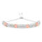 10K Two-Tone Gold Over Sterling Silver .25ctw Diamond X Bolo Bracelet