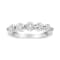 14K White Gold 1.00ctw Round Cut Diamond 5-Stone Band Ring (H-I Color,
SI2-I1 Clarity)