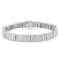 14K White Gold 7.0ctw Princess Cut Diamond 7" Alternating
Rectangular Link Tennis Bracelet