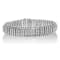 14K White Gold 5.0ctw Round Brilliant Cut Diamond 7" S Wave
Serpentine Tennis Bracelet