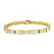 14K Yellow Gold 8.30ctw Baguette and Princess-Cut Diamond Bracelet