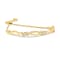 14K Yellow Gold Over Sterling Silver Diamond Accent Alternating Bolo
Bracelet- 6" to 9" Adjustable
