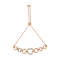 14K Rose Gold Plated Sterling Silver Diamond Accent Link Adjustable
6”-10” Bolo Bracelet (I-J, I3)