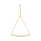 14K Yellow Gold Over Sterling Silver Channel Set Diamond Accent Twist
Bolo Bracelet