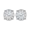 Sterling Silver 1/2 cttw Lab-Grown Diamond Floral Cluster Earring (F-G
Color, VS2-SI1 Clarity)