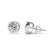 14K White Gold 2.0 Cttw Lab Grown Diamond Screw-Back Classic Bezel
Solitaire Stud Earrings