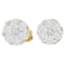 14K Yellow Gold 3/4ctw Round Cut Diamond Stud Earrings