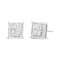 14K White Gold 1 1/2 Cttw Invisible Set Princess-Cut Diamond
Contemporary Wavy Quad Stud Earrings