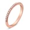 14K Rose Gold IGI Certified 1/4ctw Natural Pale Pink Diamond
Half-Eternity Band (S1-VS2 Clarity)