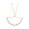 14K Yellow Gold Plated Sterling Silver Diamond Accent 6" to 9"
Adjustable Bolo Bracelet (I-J, I2-I3)