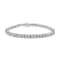 Sterling Silver 1.0 Cttw Diamond Square Frame Tennis Bracelet