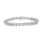Sterling Silver 1.0ctw Diamond Miracle-Set X-Link 7" Tennis Bracelet