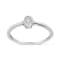 Sterling Silver Miracle Set Diamond Promise Ring (J-K Color, I1-I2 Clarity)