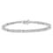 Sterling Silver 1 cttw Miracle-Set Diamond Tennis Bracelet (I-J, I3) - 7.25"