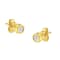 10K Yellow Gold 0.15ctw Round Brilliant-Cut Near Colorless Diamond
Bezel-Set Stud Earrings