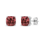 14K White Gold 1/2 Cttw Lab Grown Pink Cushion 4-Prong Set Classic
Diamond Solitaire Stud Earrings