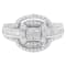 14K White Gold Diamond Cocktail Ring (1 1/4 cttw, H-I Color, SI2-I1 Clarity)