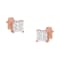 14K Rose Gold Over Sterling Silver 1/2ctw Diamond Solitaire
Miracle-Plate Stud Earrings