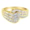 14K Yellow Gold Diamond Cocktail Bypass Ring (1 1/2ctw, H-I Color,
SI2-I1 Clarity)