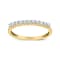 10K Yellow Gold IGI Certified 1/4ctw Diamond Band Style Ring (J-K Color,
I2-I3 Clarity)