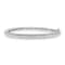 14K White Gold 3.0ctw Round-Cut Diamond Bangle