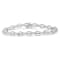 Sterling Silver .50ctw Diamond Link Bracelet