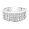 14K White Gold Round Cut Diamond Ring (1.0 Cttw, H-I Color, SI2-I1 Clarity)