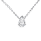 14K White Gold .50ctw AGS Certified Diamond Pear Necklace (H-I Color,
VS2-SI1 Clarity)