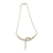 14K Yellow Gold 17.0ctw Diamond Double Row Lariat Tennis Necklace with
Pear Shape Diamond Drop Tips