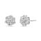 14K White Gold 1.0ctw Diamond Composite Stud Earrings