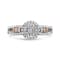 0.50ctw Round Diamond Split Shank Engagement 14K Rose Gold Over Sterling
Silver Ring