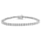 Sterling Silver 1.0 Cttw Lab-Grown Diamond Tennis Bracelet (G-H,
VS1-VS2) - 7.25"