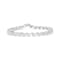 Sterling Silver 1/2 Cttw Round Diamond Halo S-Link Bracelet (I-J Color,
I2-I3 Clarity) - 7"