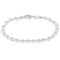 Sterling Silver 1/2ct TDW Rose-cut Diamond Link Bracelet (I-J, I3-Promo)
- 7"