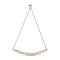 14K Rose Gold Plated Sterling Silver Diamond Accent Adjustable 4”-10”
Bolo Bracelet (I-J, I3)