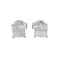 0.60ctw Diamond 10K White Gold Stud Earrings