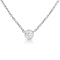 10K Gold 0.10ct Diamond Solitaire Necklace with 16"-18"
Adjustable Chain (H-I Color, SI2-I1 Clarity)