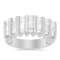 Sterling Silver 1.0ctw Baguette Diamond Channel Multi-Row Wedding Ring
(H-I Color, I1-I2 Clarity)