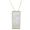 14K Yellow Gold Princess Cut Diamond Block Pendant w\chain (2 5/8ctw,
H-I Color, SI2-I1 Clarity)