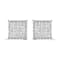 10K White Gold 3/4 Cttw Princess Diamond Composite Stud Earrings (I-J
Color, I1-I2 Clarity)