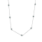 Sterling Silver Treated Diamond By Yard Necklace (3/4 cttw, Blue Color,
I2-I3 Clarity)