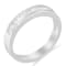 Sterling Silver 1/3ctw Baguette Cut Diamond Channel Set Wedding Ring
(H-I Color, I1-I2 Clarity)