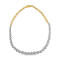 14K Yellow Gold IGI Certified 14 3/4ctw Round Diamond Riviera Necklace
(F-G Color, S2-I1 Clarity)