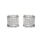 10K White Gold 3/4ctw Princess Diamond Composite Open Frame Stud
Earrings (I-J Color, I1-I2 Clarity)