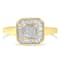 10K Yellow Gold Diamond Cocktail Ring (1/2 Cttw, I-J Color, SI2-I1 Clarity)