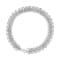 0.50ctw White Diamond Double Row Sterling Silver Tennis Bracelet