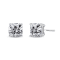 14K White Gold 1 1/2 Cttw Clarity Enhanced Princess Cut Diamond
Solitaire Stud Earrings