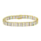 14K Yellow Gold 5.50ctw Round and Baguette-Cut Diamond Bracelet