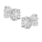 Sterling Silver 1/2 cttw Lab-Grown Diamond Composite Earring (F-G Color,
VS2-SI1 Clarity)